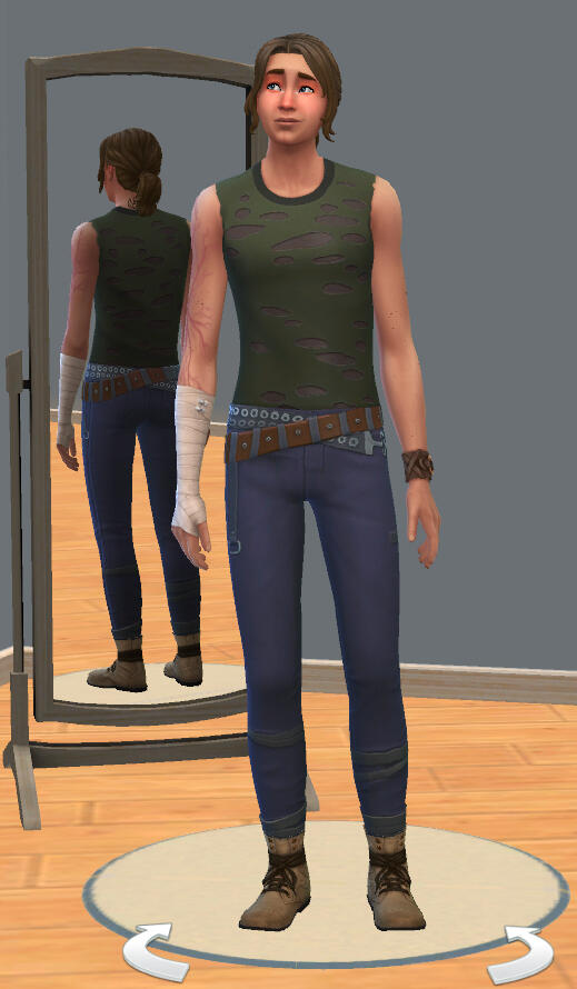 TS4 Lumin season 1 fullbody reference, 2021.