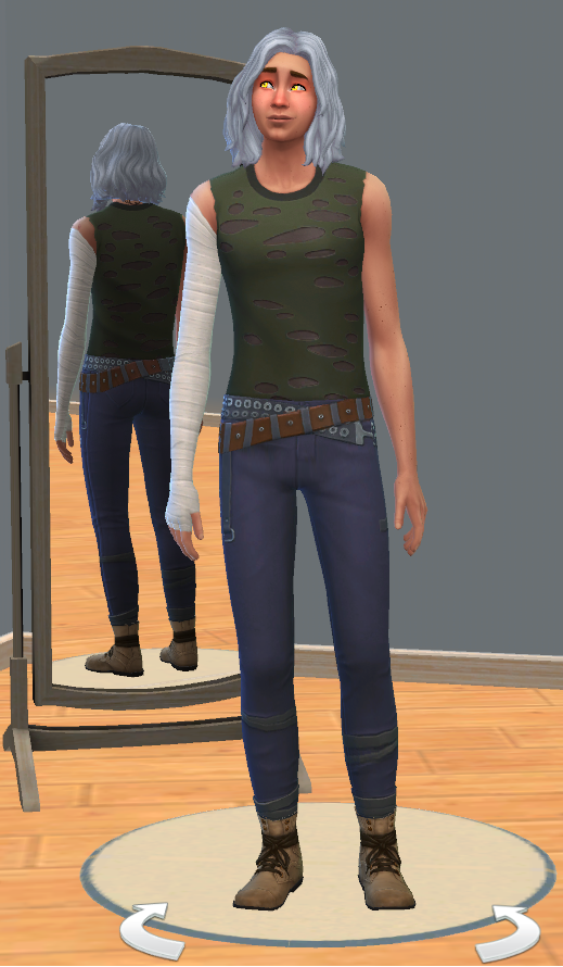 TS4 Lumin season 3 fullbody reference, 2021.