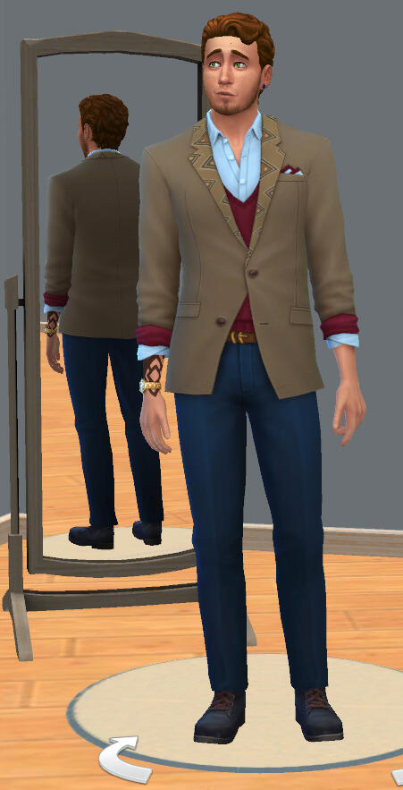 TS4 fullbody of Tony.