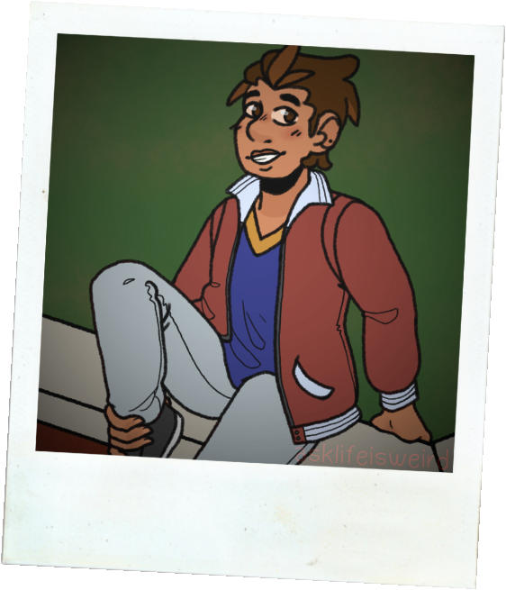 A polaroid of Mike, 2021?