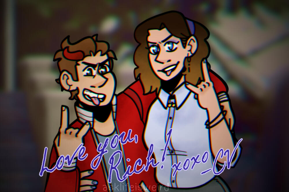 Redraw of Rich &amp; Chloe, 2022.
