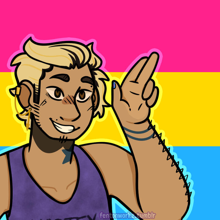 Dustin pan pride icon, 2019.