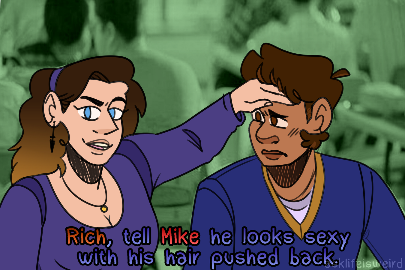 Alt! Chloe &amp; Mike (meme), 2022.