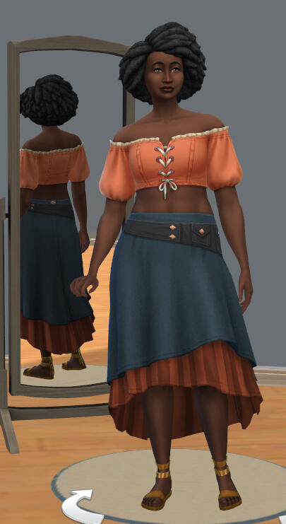 TS4 Eddie fullbody reference, 2021.